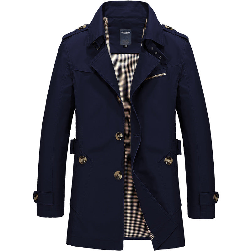 Men's Pure Cotton Windbreaker