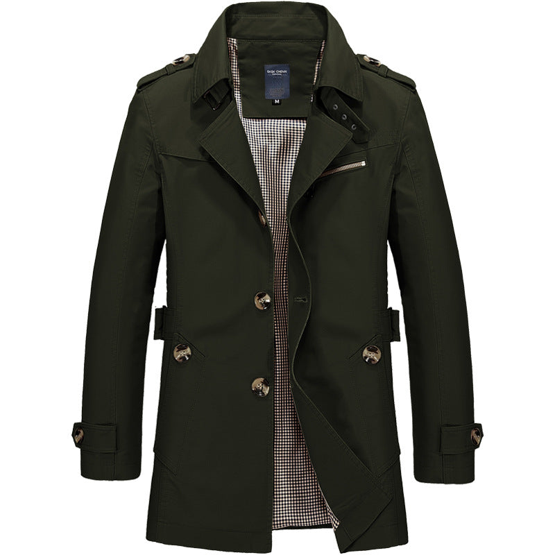 Men's Pure Cotton Windbreaker