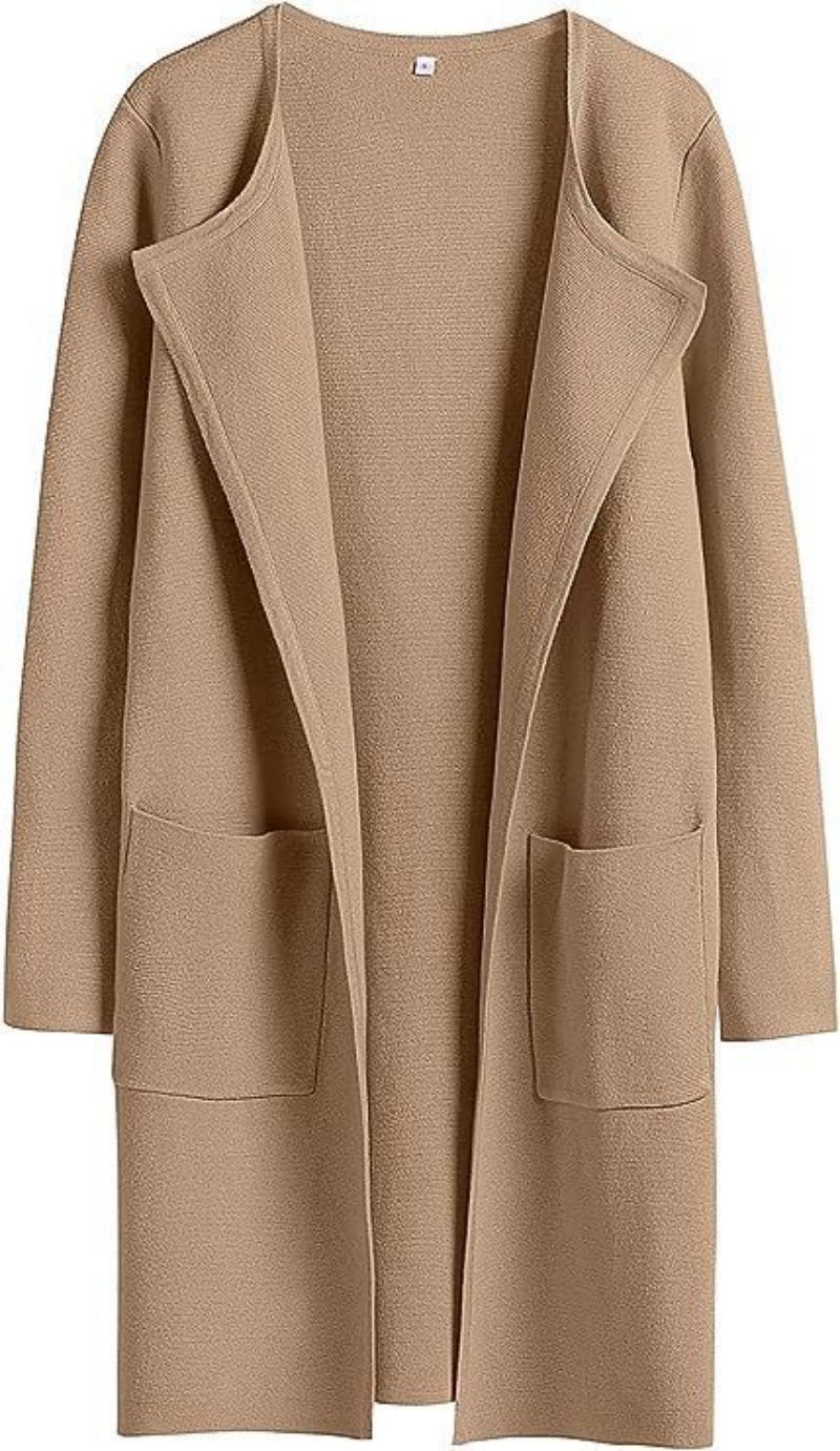 Lapel Tweed Coat