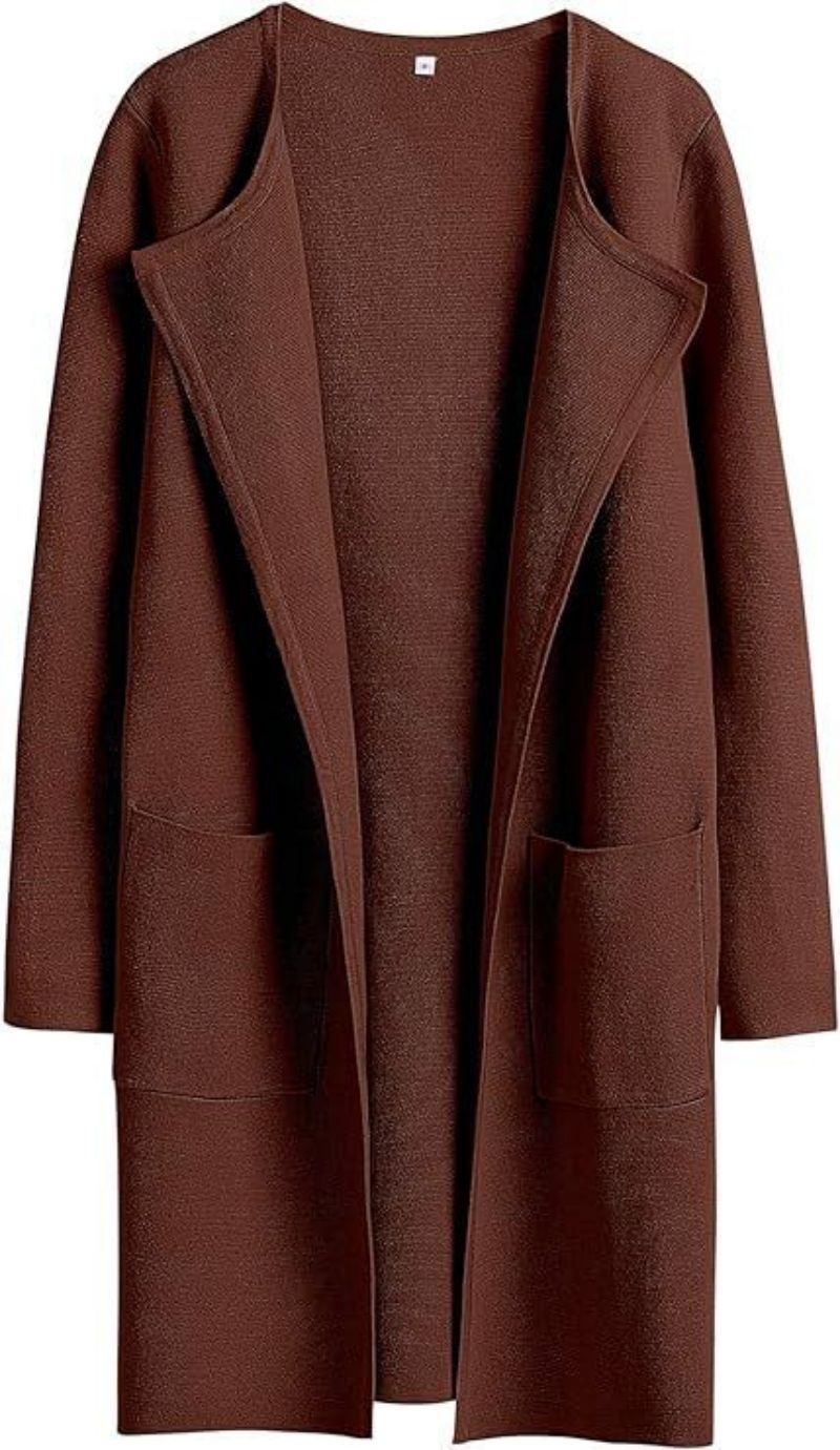 Lapel Tweed Coat