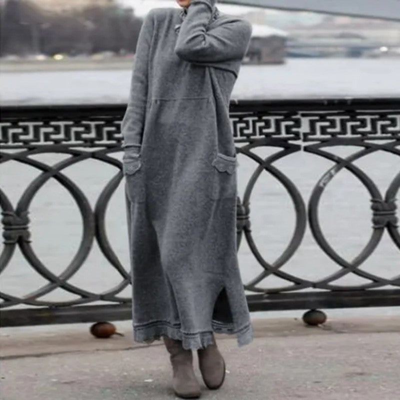 Knit Lace Maxi Dress