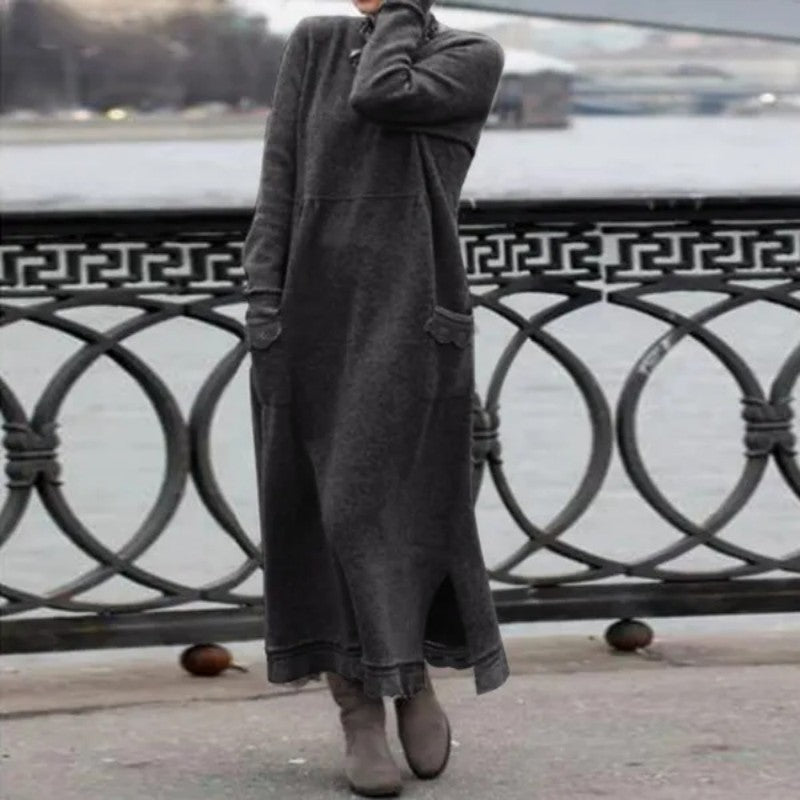 Knit Lace Maxi Dress