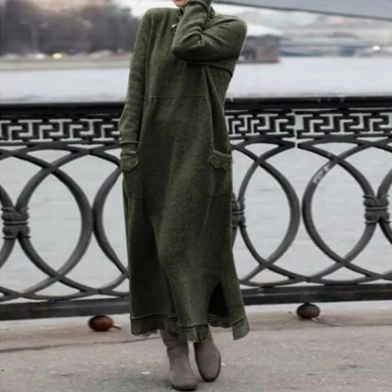 Knit Lace Maxi Dress