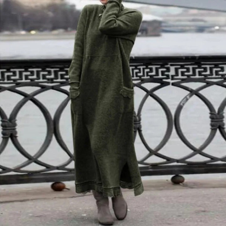Knit Lace Maxi Dress