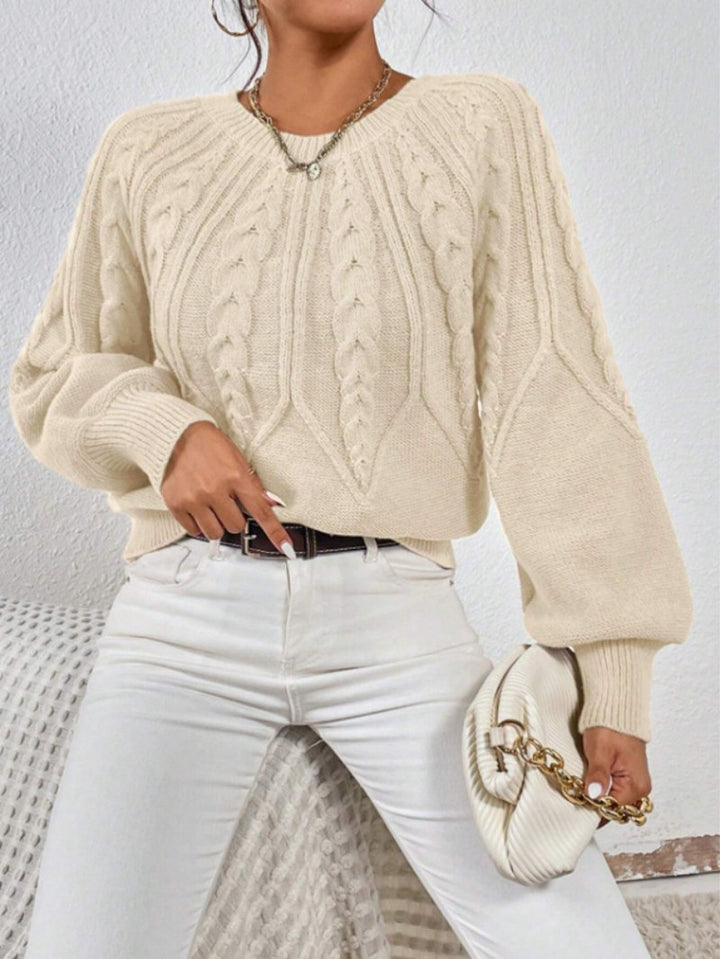 Pullover Crewneck Knit Sweater