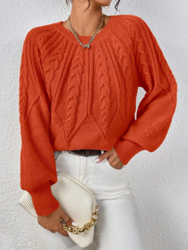Pullover Crewneck Knit Sweater