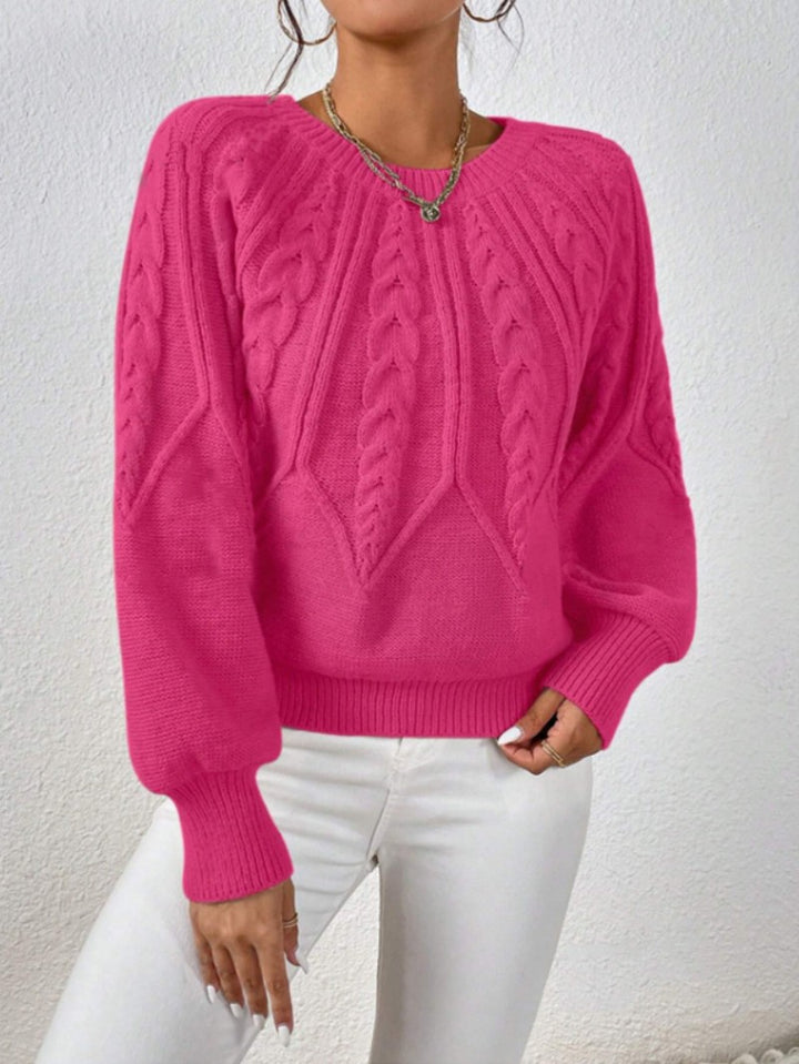 Pullover Crewneck Knit Sweater