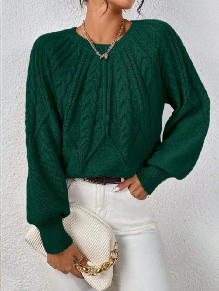Pullover Crewneck Knit Sweater