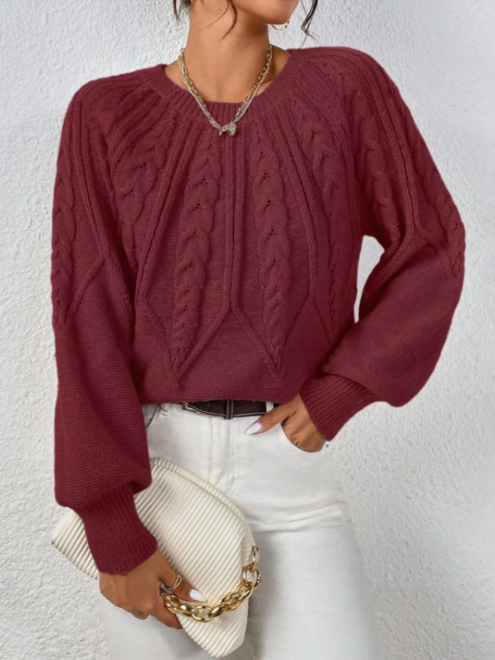 Pullover Crewneck Knit Sweater