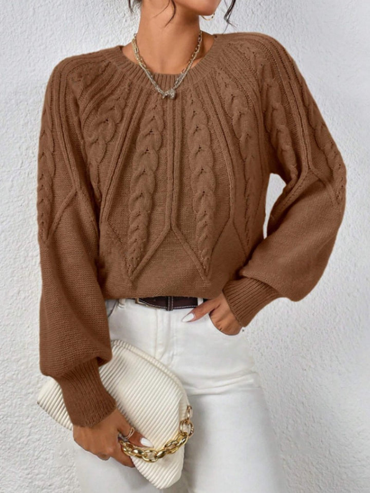 Pullover Crewneck Knit Sweater