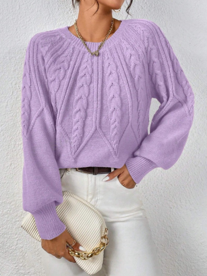 Pullover Crewneck Knit Sweater