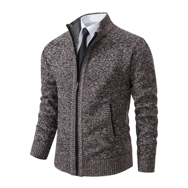 Casual stand-neck sweater