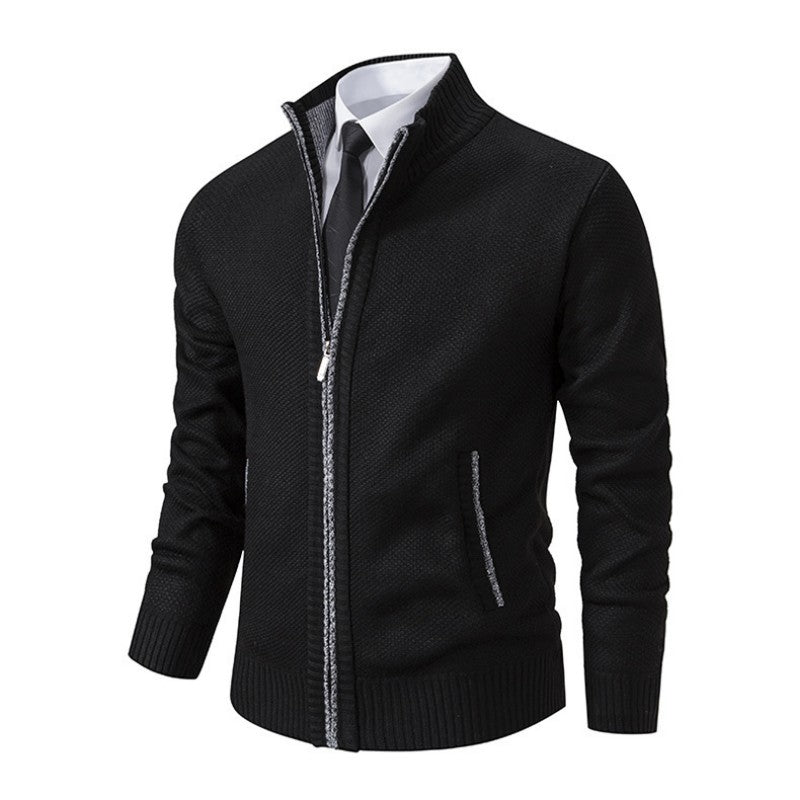 Casual stand-neck sweater