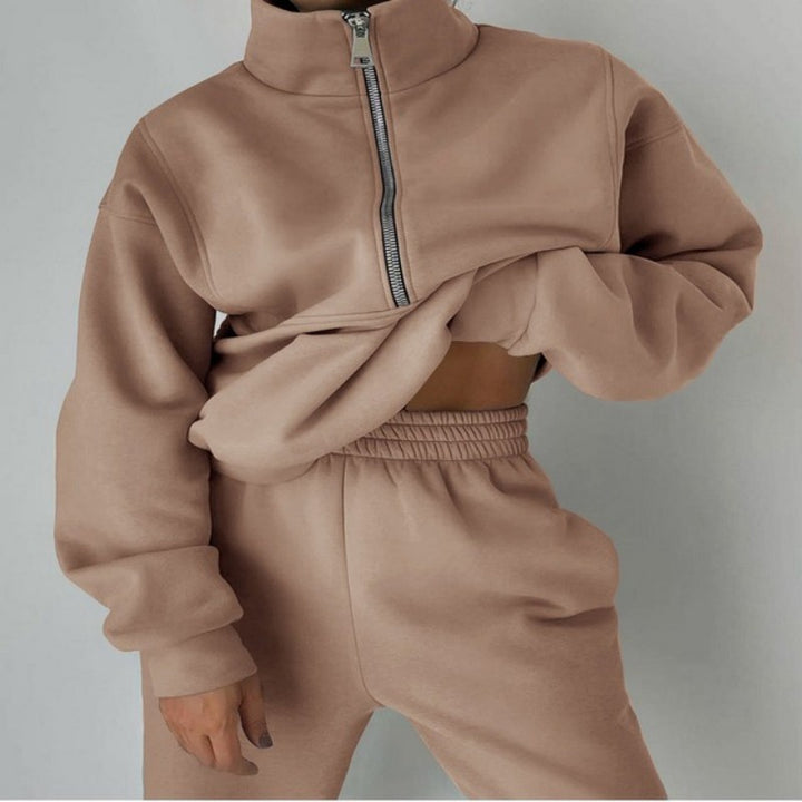 Casual Sports Sweater Pants Two-piece Set
