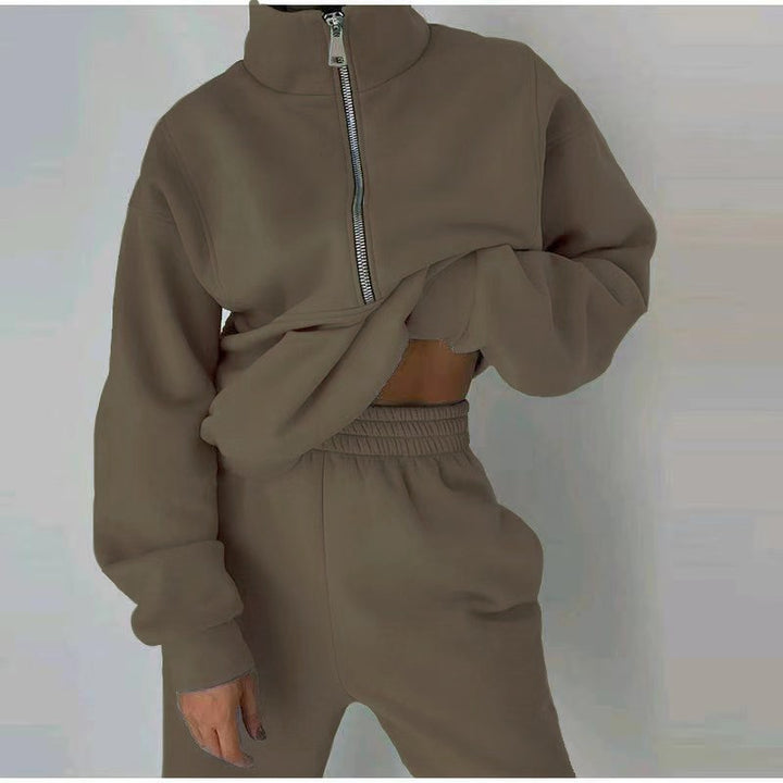 Casual Sports Sweater Pants Two-piece Set