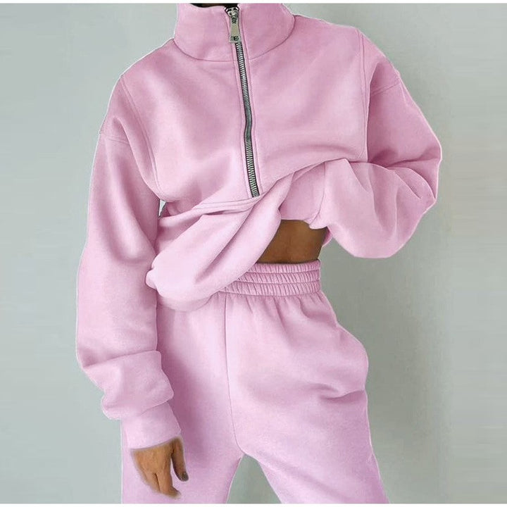 Casual Sports Sweater Pants Two-piece Set