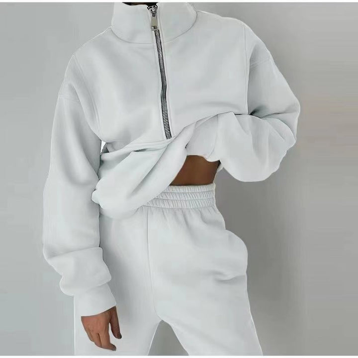 Casual Sports Sweater Pants Two-piece Set
