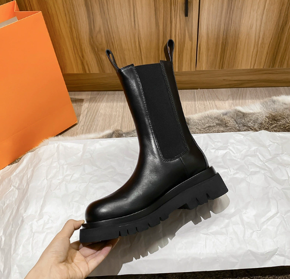 Smoke Boots Inner Heightened Martin Boots