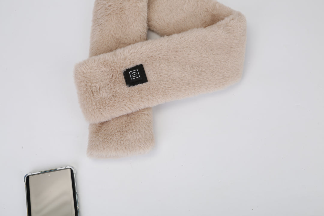 Electric Heated Scarf USB Heating Neck Wrap Unisex Winter Heated Neck Shawl Soft Warm Scarves With 3 Heating Modes