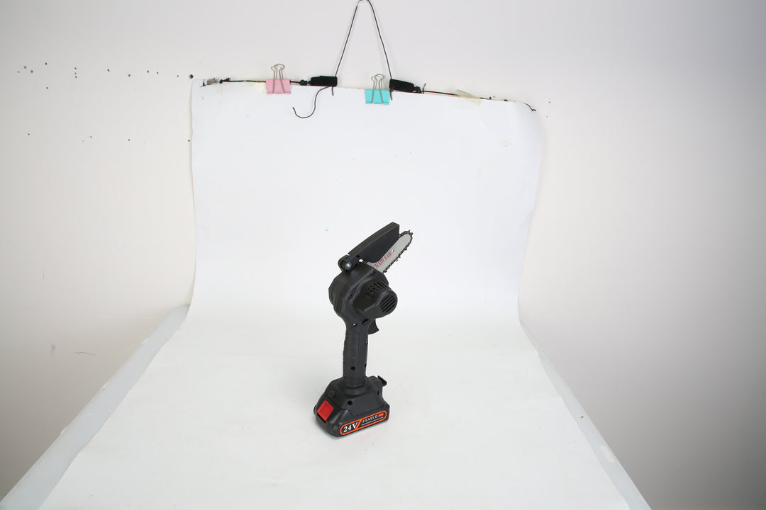 1Set 3-in-1 Cordless Electric Pole Saw Mini Chainsaw Grass Trimmer Kit With Adjustable Length 2Pcs 21V 1500mAh Batteries 4in 6in Chains Saw Blade 5Pcs Plastic Blades Fedex Shipping