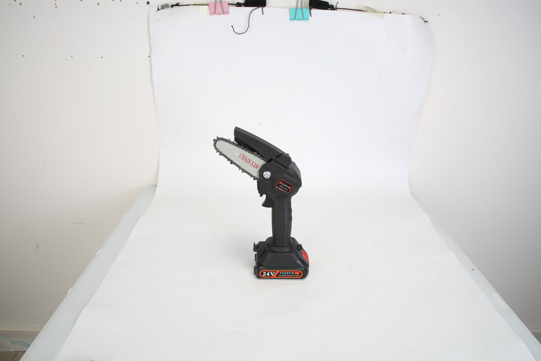 1Set 3-in-1 Cordless Electric Pole Saw Mini Chainsaw Grass Trimmer Kit With Adjustable Length 2Pcs 21V 1500mAh Batteries 4in 6in Chains Saw Blade 5Pcs Plastic Blades Fedex Shipping