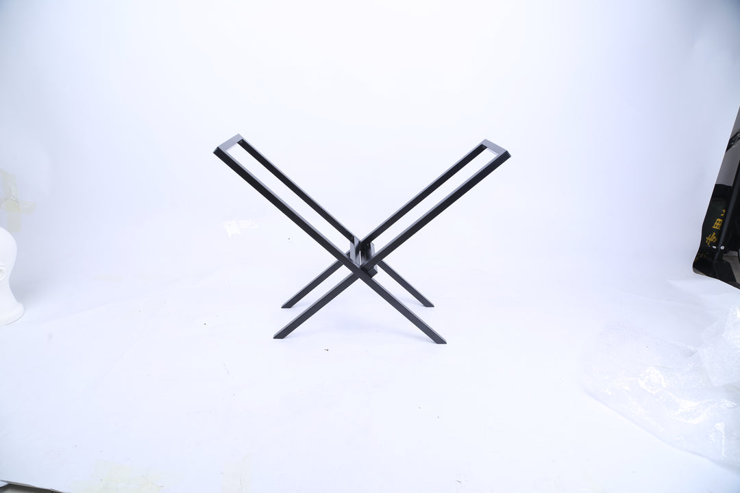 1Pc Firewood Log Rack 220LBS Steel Wood Lumber Storage Stacking Rack X Shape Storage Holder For Fireplace Firepit