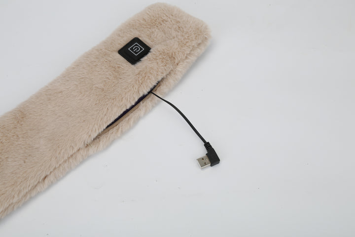 Electric Heated Scarf USB Heating Neck Wrap Unisex Winter Heated Neck Shawl Soft Warm Scarves With 3 Heating Modes