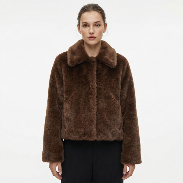Women's Brown Fur Coat