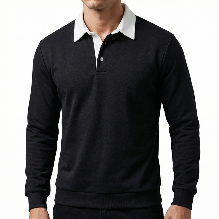 Men's Slim Fit Classic Cotton Blend Casual Polo Shirt