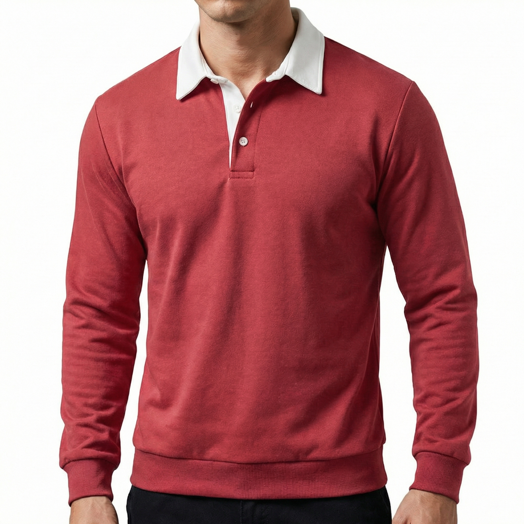 Men's Slim Fit Classic Cotton Blend Casual Polo Shirt
