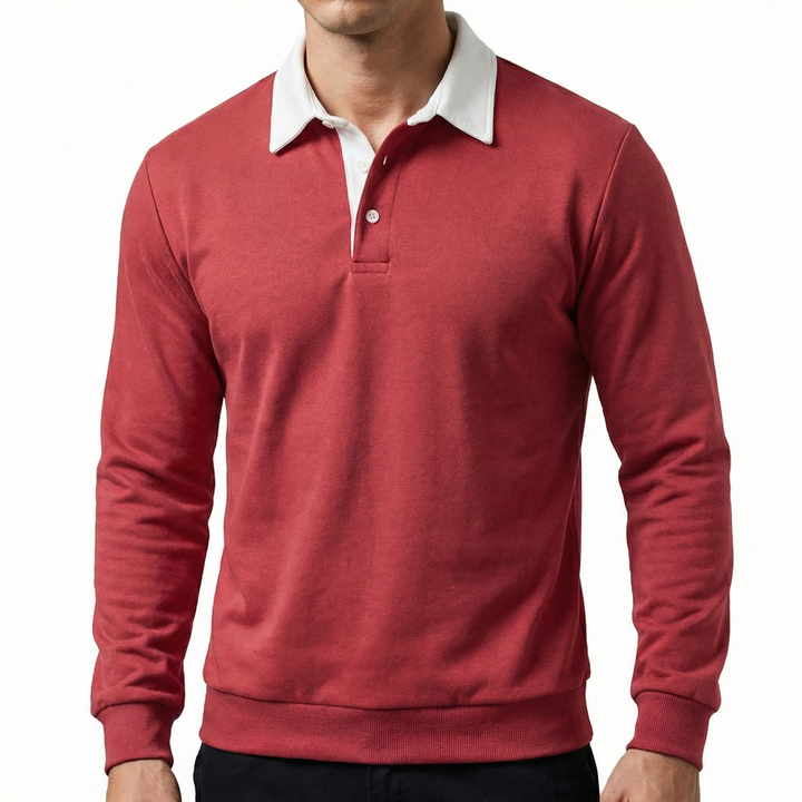 Men's Slim Fit Classic Cotton Blend Casual Polo Shirt