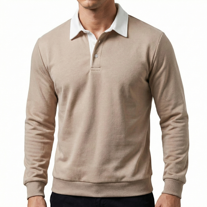 Men's Slim Fit Classic Cotton Blend Casual Polo Shirt