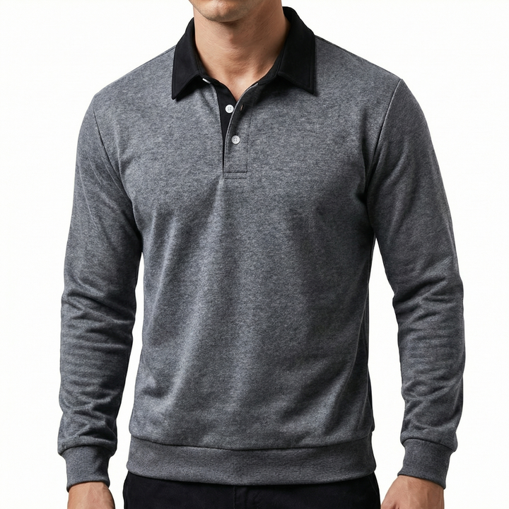 Men's Slim Fit Classic Cotton Blend Casual Polo Shirt