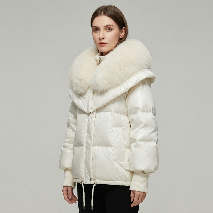Women's Luxury Fur Collar Warm Puffer Winter Coat