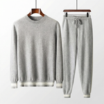 light grey top