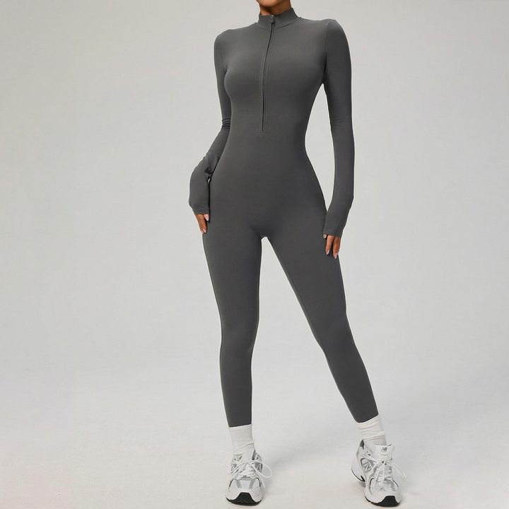 Women's Long Sleeve Full Body Yoga Jumpsuit