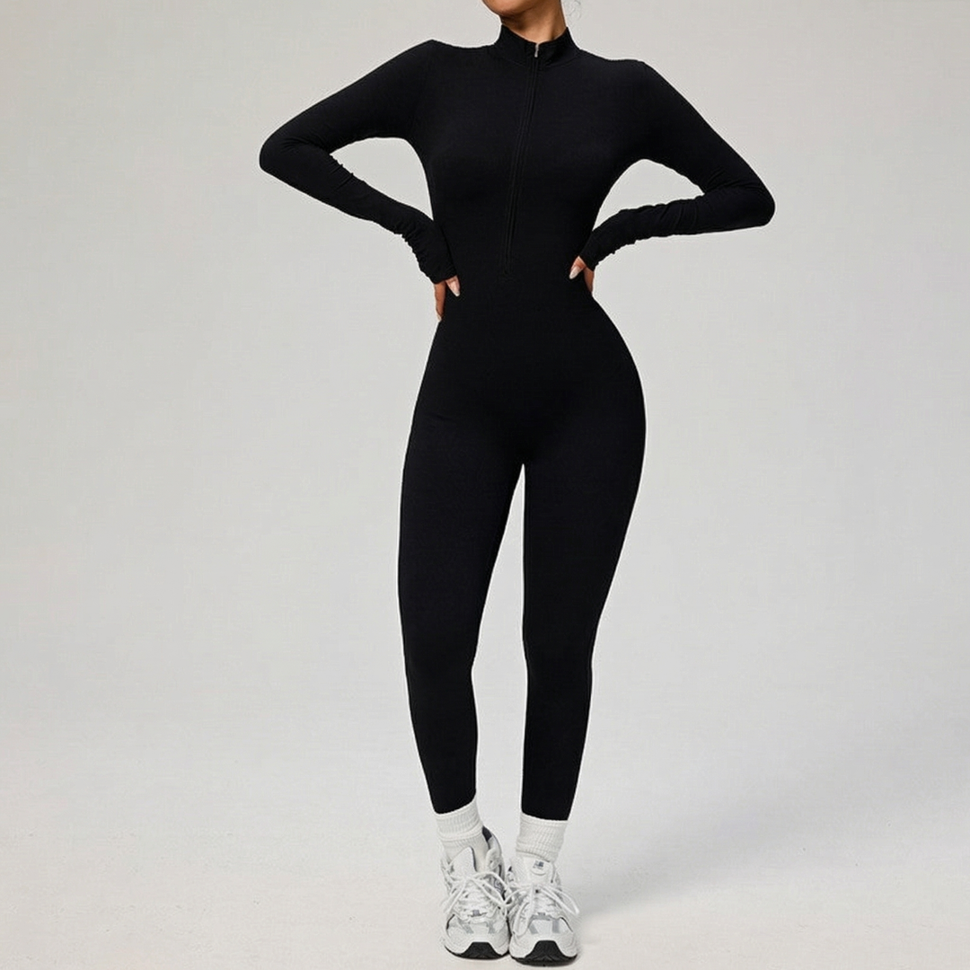 Women's Long Sleeve Full Body Yoga Jumpsuit