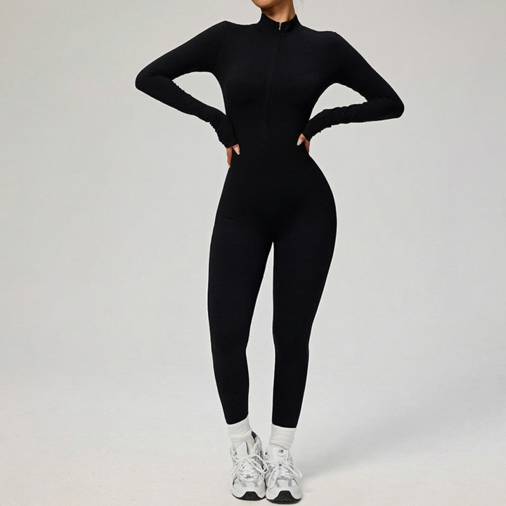 Women's Long Sleeve Full Body Yoga Jumpsuit