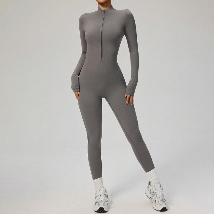 Women's Long Sleeve Full Body Yoga Jumpsuit
