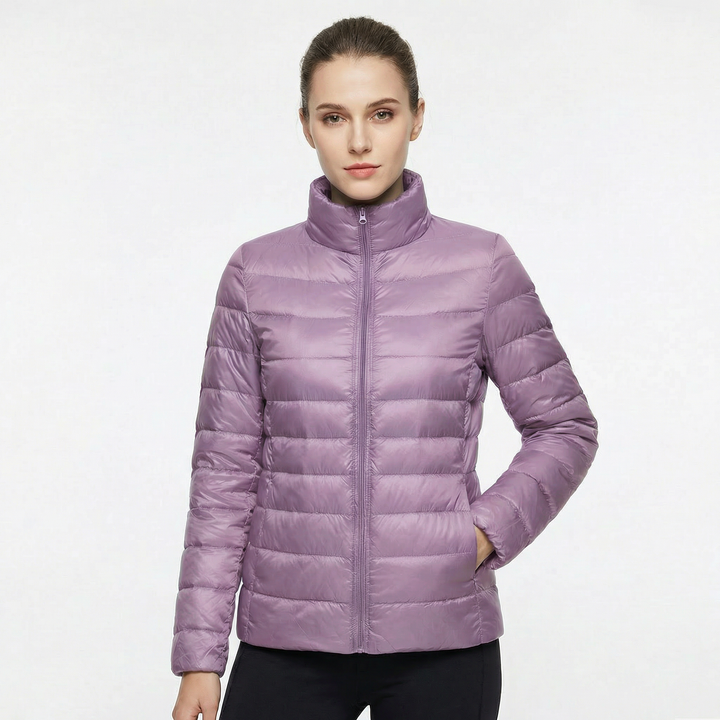 Women's Lightweight Slim Fit Puffer Winter Jacket