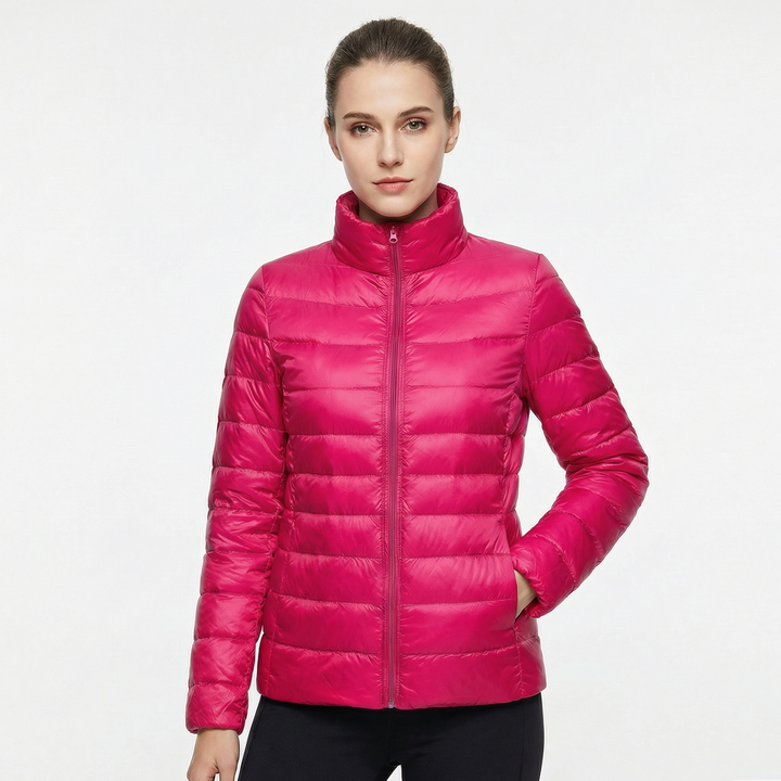 Women's Lightweight Slim Fit Puffer Winter Jacket
