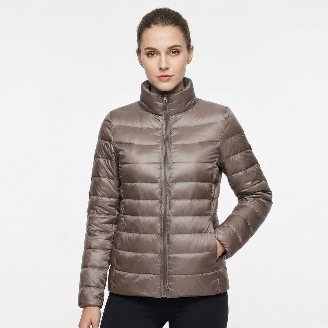 Women's Lightweight Slim Fit Puffer Winter Jacket