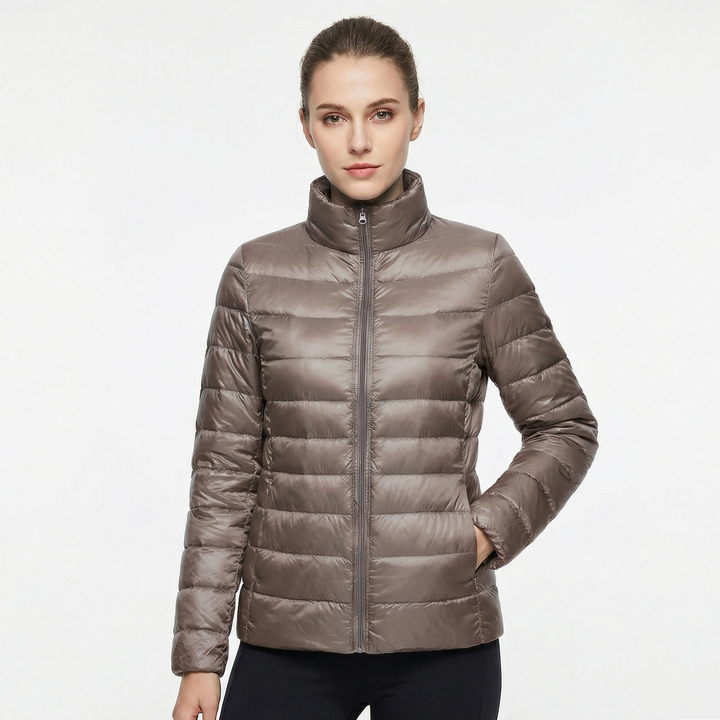 Women's Lightweight Slim Fit Puffer Winter Jacket