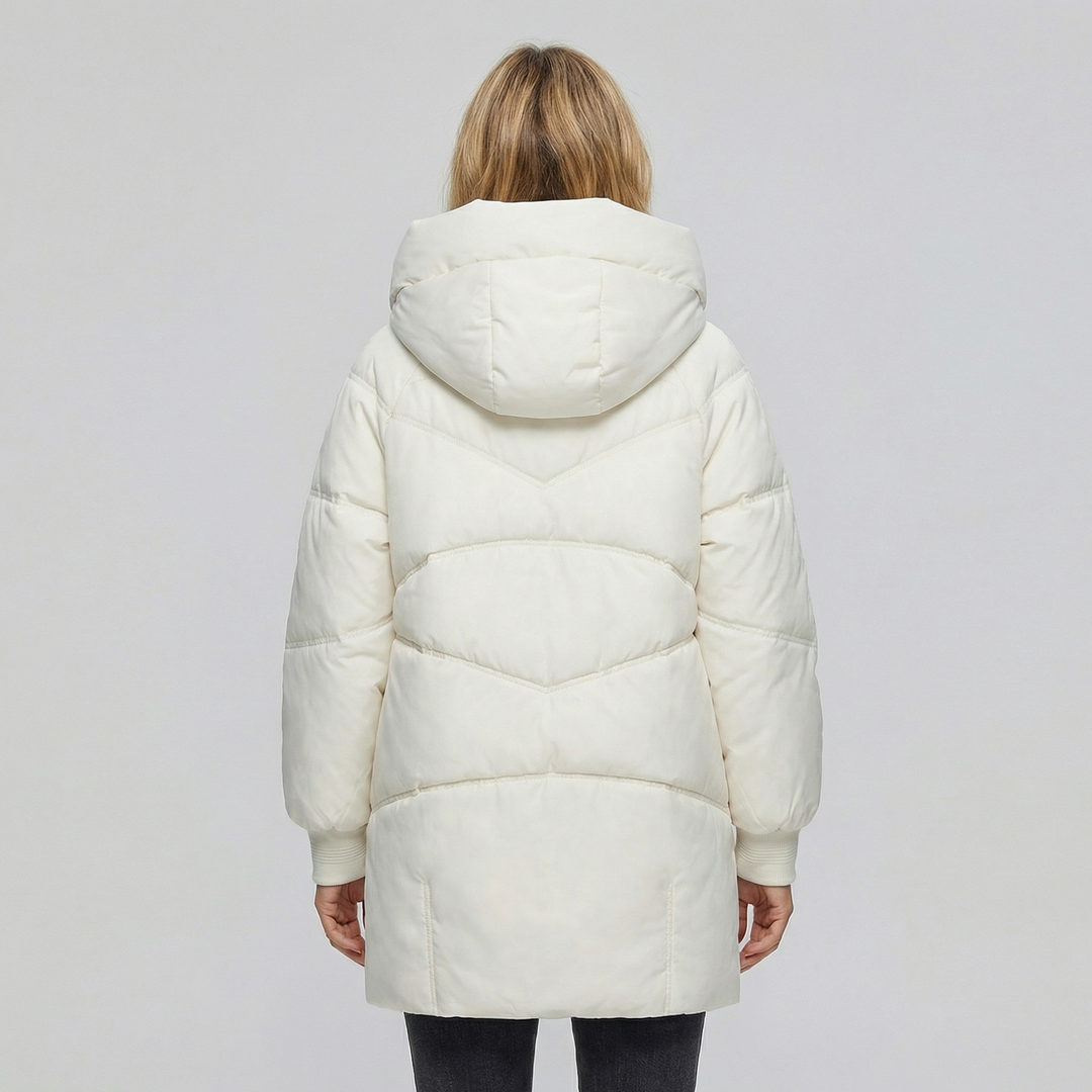 Women's Thick Cotton Mid-Length Puffer Coat