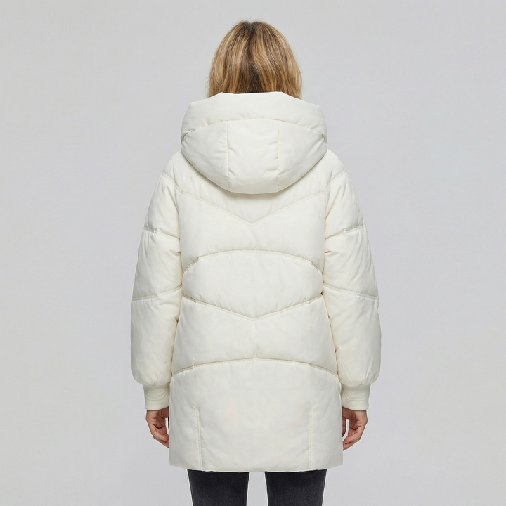 Women's Thick Cotton Mid-Length Puffer Coat