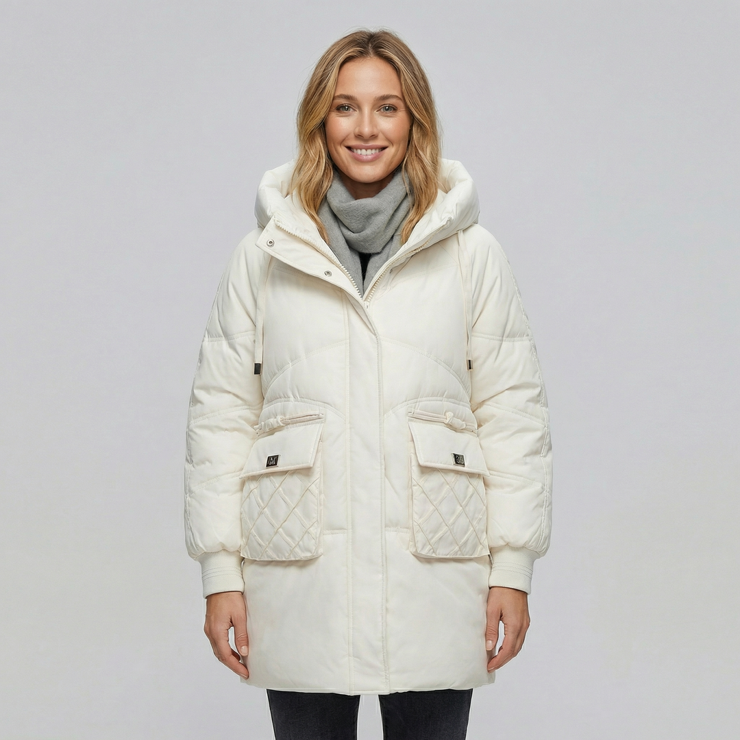 Women's Thick Cotton Mid-Length Puffer Coat