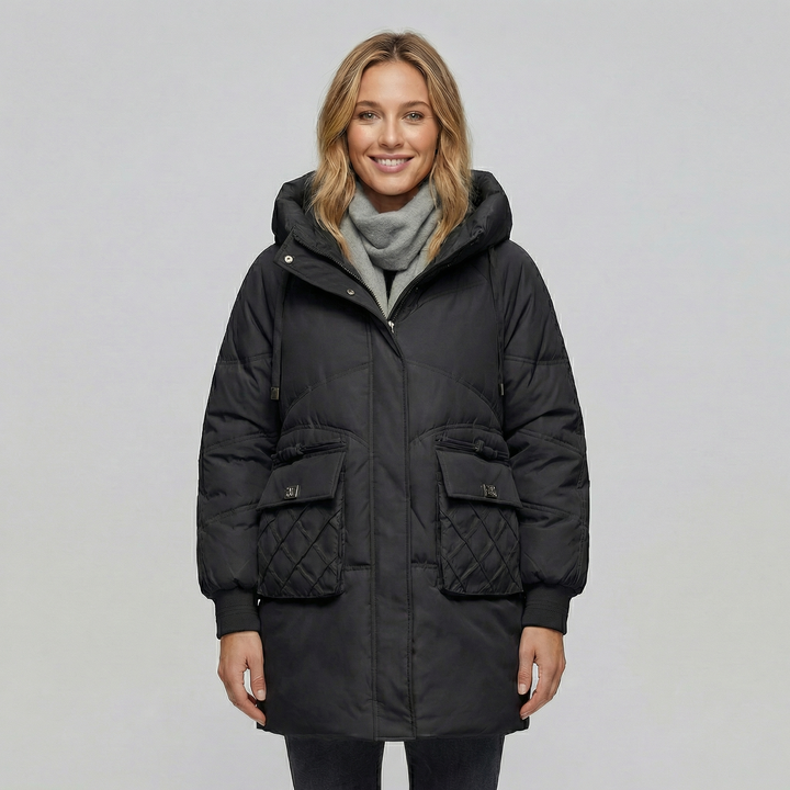 Women's Thick Cotton Mid-Length Puffer Coat