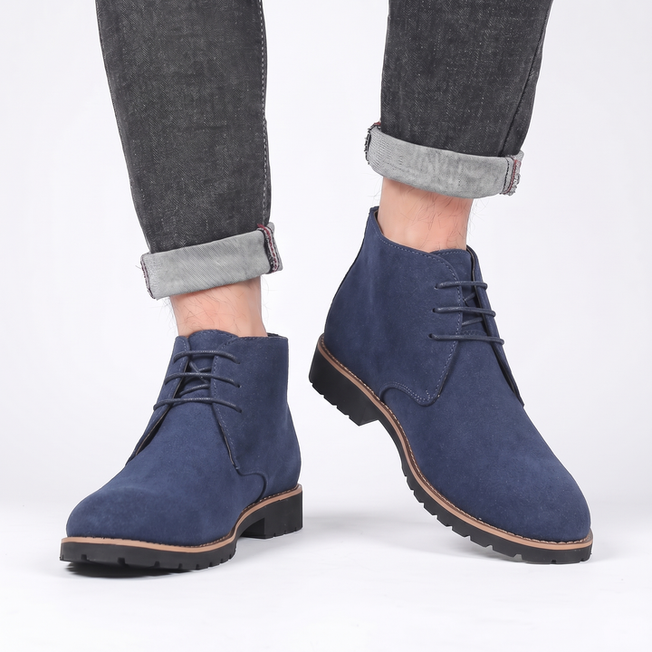 Men's Suede Lace Up Chukka Desert Ankle Boots