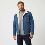 Denim Lambswool Dark Blue