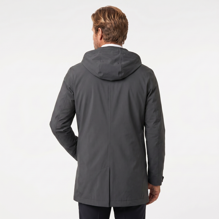 Men's Premium Mid-Length Windbreaker & Waterproof Jacket